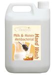 Teepol Milk & Honey Antibacterial Hand Wash, Luxury Scented Liquid Hand Soap Refill - Antibacterial Handwash - Effective Germ-Killing Hand Soap - Soft on Skin 5L