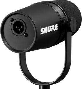 Shure MV7X XLR Microphone – Black Dynamic Podcast Mic