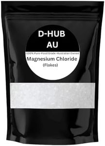 (5kg) Organic Magnesium Chloride flakes food grade purest and are naturally harvested from a pristine lake high in the remote Tibetan Plateau | 100% Pure Natural Magnesium chloride flakes for cooking, topical & bath salts USP grade in bulk (Hexahydrate MCI2.6H20)