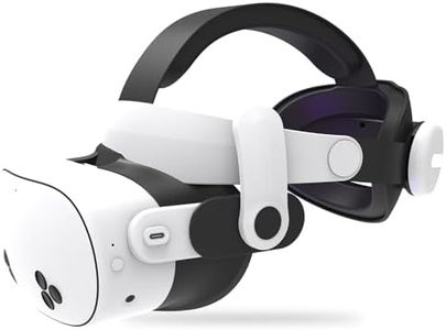 MTomatoVR Head Strap for Meta Quest 3/3s, Adjustable Upgraded Elite Strap Replacement Compatible with Quest 3/3s VR Accessories, White+Black