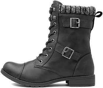 Rocket Dog Women's Billie Combat Boots, Black, 10 US