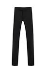 Dobell Mens Black Tuxedo Trousers Regular Fit Satin Side Stripe-38R