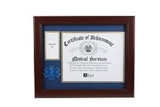 Allied Products Frame EMS Medallion Certificate and Medal Frame, 8 by 10-Inch