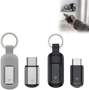 Hacking Device, Hacker Tool, Hacking Tool, Infrared Controller, Smartphone Ir Remote Controller (Black + Silver, for Type C)