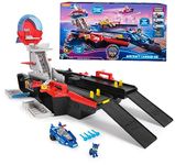 Paw Patrol: The Mighty Movie Aircraft Carrier HQ, with Chase Action Figure and Mighty Pups Cruiser, Kids’ Toys for Boys and Girls 3+