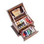 Odoria 1/12 Scale Miniature Sewing Box Dollhouse Accessories