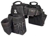 Gatorback Professional Carpenter's Tool Belt Combo w/Air-Channel Pro Comfort Back Support Belt. (Medium 31-35 Inch Waist)