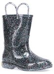 Western Chief Unisex Kids Glitter Rain Boots 6 M US Toddler Multi