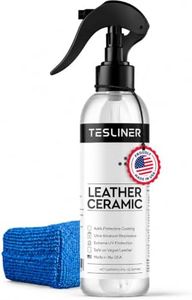 TesLiner Tesla Leather Ceramic Coating - Prevent Permanent Stains, Leather Shield Ceramic Coating for Tesla Cleaning Products, Vegan Protector, Model 3 Y S X Car Accessories for 2025 & 2026