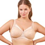 Enamor FB06 Full Support Classic Lace Lift Bra - Non-Padded, Wirefree & Full Coverage PALESKIN