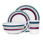 Melamine Dinner Set For 4