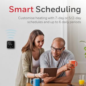 Honeywell T6 Smart Thermostat – Black Wi-Fi Programmable