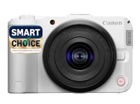 Canon EOS R50 V Smartchoice Mirrorless Camera Kit with RF-S14-30mm F4-6.3 is STM PZ Lens – White | 24.2 MP APS-C Sensor, 4K Video, Compact Design