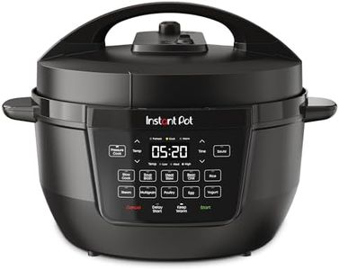 Instant Pot RIO Wide Base, 7.5 Quarts, Large Searing Base, WhisperQuiet Steam Release, 7-in-1 Electric Multi-Cooker, Pressure Cooker, Slow Cooker, Rice Cooker, Steamer, Sauté, Yogurt & Warmer