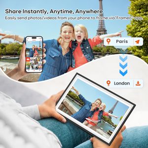 Frameo 15.6" Digital Photo Frame – WiFi, IPS Touchscreen