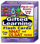 TestingMom.com NNAT and OLSAT Test Prep Flash Cards – NYC Gifted and Talented – Kindergarten (Level A) - Grade 1 (Level B) – 140+ Practice Questions – Tips for Higher Scores – Verbal & Non-Verbal