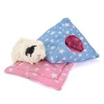 Cottonsqueakers Guinea Pig fleece Bed Terrific Teepee Machine Washable hedgehog plush hidey house pigloo