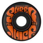OJ Soft Mini Super Juice Skateboard Wheels 78a Black 55mm
