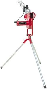 Heater Sports Pro Breaking Ball Baseball Pitching Machine With Auto Ball Feeder & Xtender 24' L x 12' W x 12' H' Batting Cage