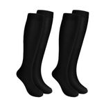 Losvcbcx (2/4/6/7 Pairs Compression Socks for Women & Men 15-20 mmHg is Best Athletic & Medical for Running Flight Travel Nurses