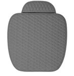 BROGBUS Car Seat Mat Vehicle Seat Cover Car Seat Cushions Front Single Seat Cover (Grey, Pack of 1) (Only Front Seat Mat)