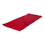 Stansport Fleece Sleeping Bag - Red (510-60), 75” x 32”