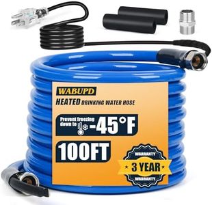 100FT Heated Water Hose for RV,Heated Hose,Anti-freezing Temperature Down to -50°F, Great Rv Accessories for Campers, Livestock, Agriculture (100FT)