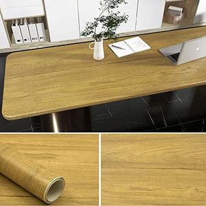 burgeliy Wood Wallpaper Peel and Stick Countertops Wood Contact Paper Self Adhesive Kitchen Cabinet Wallpaper Counter Top Stick Paper Wood Grain Vinyl Wrap for Cabinets Shelf Liner Table 15.8”×356”