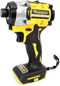 Rueqior Cordless Impact Driver 1 4 inch Compatible with DeWalt 20v Battery, Brushless Driver 220Ft-lbs(300N.m), 3-Speed Lightweight Power Impact Drivers with LED Light(Tool Only)