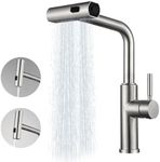 Hiqufet Waterfall Kitchen Faucets, 