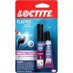 Loctite Plastics Bonder Bonding System, 2 Gram & 4 Gram Tubes, 6 Pack - Clear Superglue for Plastic, Wood, Metal, Crafts, & Repair, Instant Glue Adhesive, Quick Dry