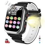 POKUJNFY Smart Watch for Kids Phone 26 Games SOS Pedometer Calorie HD Camera Music Video Alarm Clock Kids Smart Watch for Boys Watch Girls Birthday Gifts [Includes SD Card] Christmas