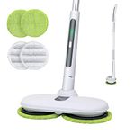 Electric Mops for Floor Cleaning Wood Floor Cleaner with 4 Reusable Microfiber Pads