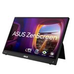 ASUS ZenScreen Portable Monitor 15.6" 1080P FHD Laptop Monitor (MB16ACV) - IPS USB-C & USB 3.0Travel Monitor, Antibacterial Treament w/Kickstand Built-in External Monitor For Laptop & Macbook