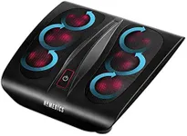 Homedics, Triple Action Shiatsu Foot Massager with Heat, Deep-Kneading Rotating Heads & Soothing Heat, Large Design, Breathable Fabric & Toe Controls