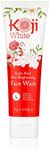 Koji White Kojic Acid Skin Brightening Face Wash for Exfoliating Face, Hydrating Face Moisturizer, Vegan Face Wash, Even Skin Tone with Vitamin C, Flower Extracts, Vitamin E, 2.54 Fl Oz