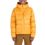 MARMOT Women's Guides Down Winter Jacket Hooded Down Coat, Golden Sun, M