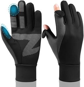 Cierto Winter Gloves for Men & Women | Cold Weather Water Resistant Thermal Gloves | Warm Gloves for Running Cycling Motorcycle Bike Riding