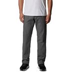 Columbia Mens Flex ROC Utility Hiking Pants, City Grey, 32W X 34L US