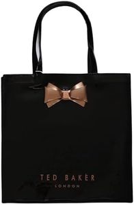 Ted Baker Women Plain Bow Icon Shopper Bag 'ALACON' Size Large (Black)