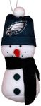 FOCO Philadelphia Eagles NFL 3.5 inch Snowman Holiday Ornament