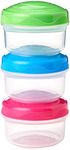 Sistema To Go Mini Bites Assorted Colours, 130 ml, Recyclable with TerraCycle®, 3 Count