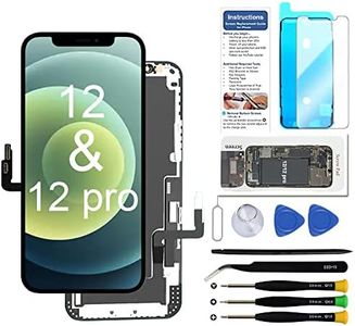 for iPhone 12/12 Pro Screen Replacement 6.1 inch, 3D Touch LCD Display Digitizer Touch Screen Assembly with Repair Tools, Compatible with iPhone 12/12 Pro 6.1 inch