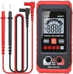 2024 HT Automatic Digital Multimeter -【New Version】Auto-Ranging Voltmeter, Electric Meter Tester Tool Smart Measurement, Non Contact Volt DC Amp Meter Tester Digital Voltmeter for Ac/Dc Voltage (Red)