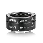 MEIKE MK-F-AF3 Auto Fucus Macro Extension Tube for Compatible with All Fujifilm Mirrorless Camera(10mm 16mm only or conbination )X-T1 X-T2 X-Pro1 X-Pro2 X-M1 X-T10 X-A1 X-A2 X-E1 X-E2 X-E3 etc