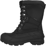 Kamik Men's Nationpro Snow Boot, Black, 10 M US