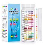 Water Testing Kits for Drinking Water: 125 Strips 16 IN 1 Drinking Water Test Kit for Home Well Tap Water - Water Test Strips with Hardness, Lead, Iron, Copper and more