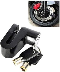 Ramanta Anti Theft Disc Brake Security Lock for Universal for All Bikes and Scooter (Multicolour) Painted Finish
