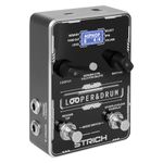 STRICH Stereo Looper Guitar Pedal with Built-in Drum Machine, 100 Diverse Drum Patterns, 160 Minutes Recording Time, USB for Audio Import/Export, Software Editing for Electric Guitar, Black