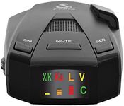 Cobra RAD 250 Laser Radar Detector - Long Range, False Alert Filter, & OLED Display